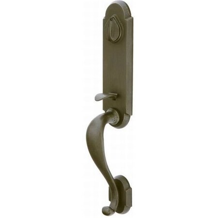 Emtek Medium Bronze Handleset 452112DMBLH 452112DMBLH